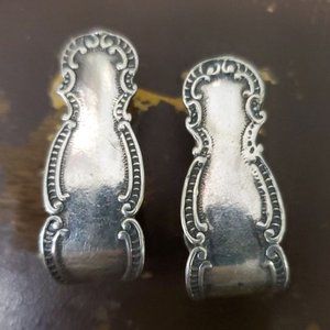 925 Sterling Silver T Foree Luggage Tags Earrings